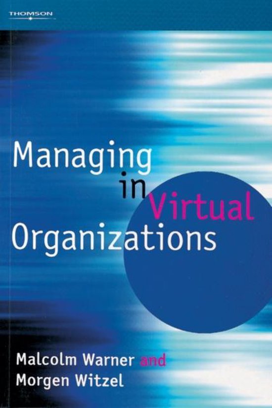 Managing in Virtual Organizations - cover