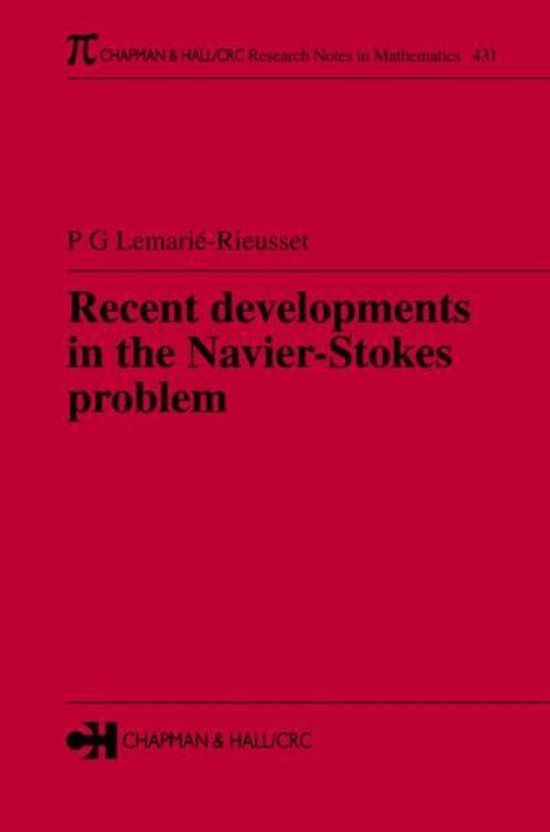 Recent Developments in the Navier-stokes Problem - cover