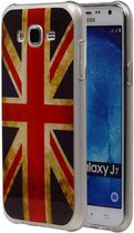 Britse Vlag TPU Hoesje voor Galaxy J7 J700F UK