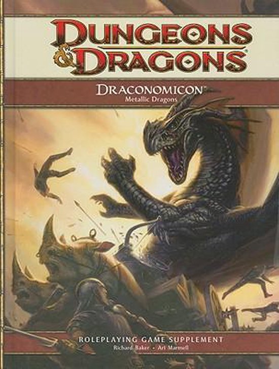 Draconomicon: Metallic Dragons - Dungeons & Dragons (4th Edition) - Hardcover - Engelstalig - Rollenspel