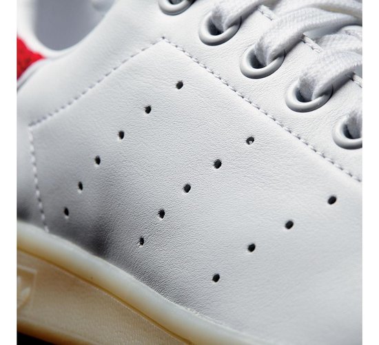 adidas Stan Smith Sportschoenen - Maat 36 2/3 - Vrouwen - wit/rood | bol.com