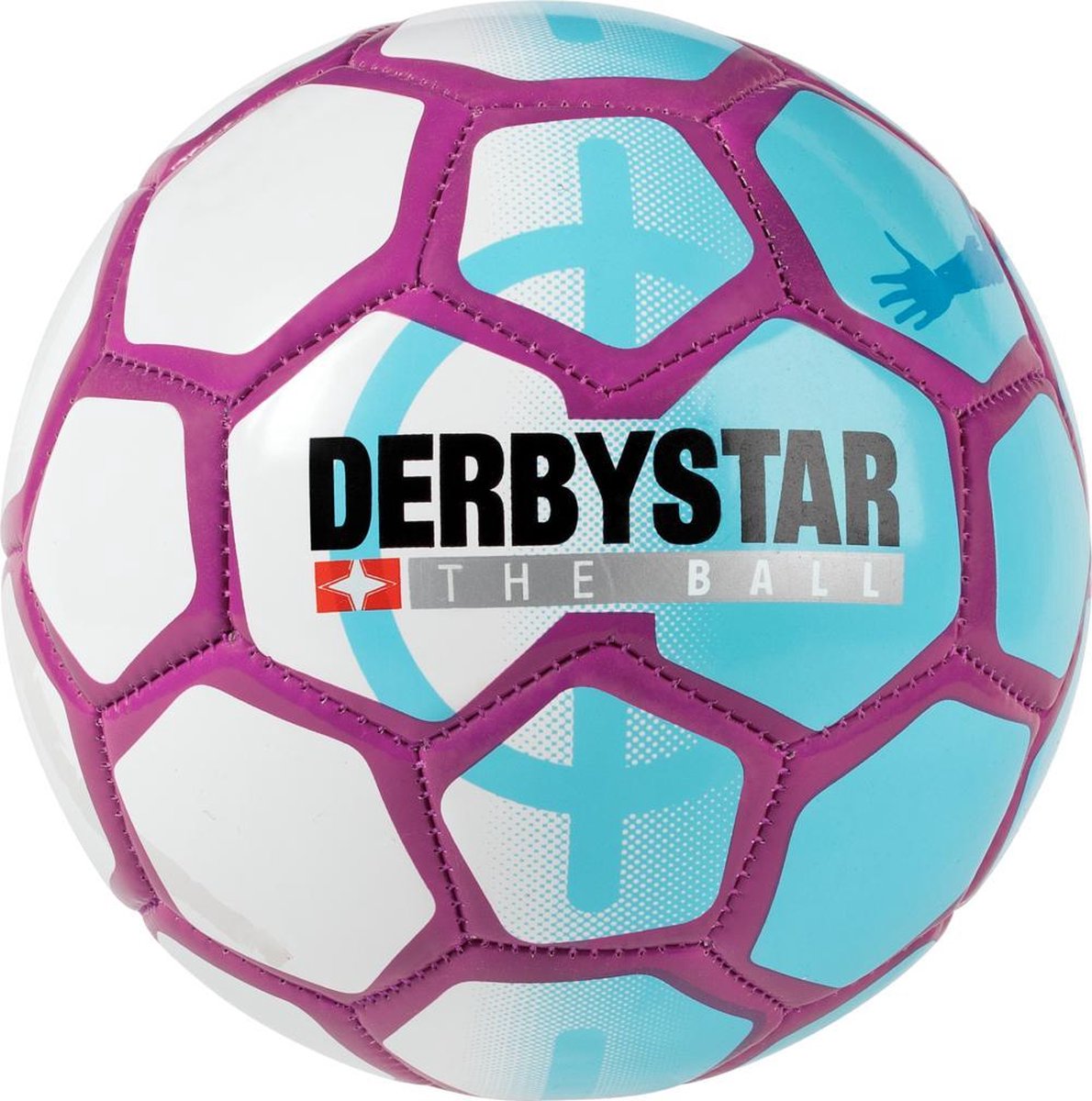Derbystar Mini Voetbal Mini Ball Street Soccer Wit Blauw