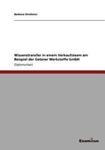 Wissenstransfer in einem Verkaufsteam am Beispiel der Getzner Werkstoffe GmbH