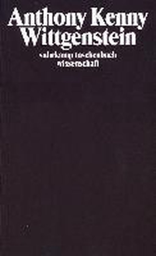 Boek kaft met de titel "Anthony Kenny Wittgenstein".