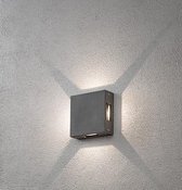 Konstsmide Cremona Spotlamp Buiten - 4-lichts LED - 3000K - IP54 - Antraciet