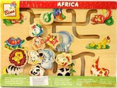 Puzzel 'zoek het juiste hoofd' Africa