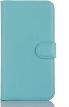 Acer Liquid Z530 Hoesje Blauw met Opbergvakjes