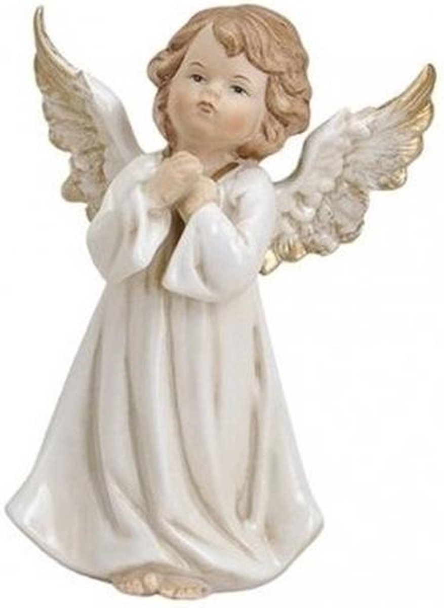 Decoratie beeldje engeltje biddend 9 cm | bol.com