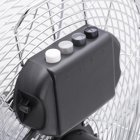 Vloerventilatoren Tristar VE-5885 - Box ventilator Ø 50 cm - Drie verschillende snelheidsstanden - 130° verstelbaar - Metaal - Tristar