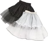 Witte kinder petticoat met tule