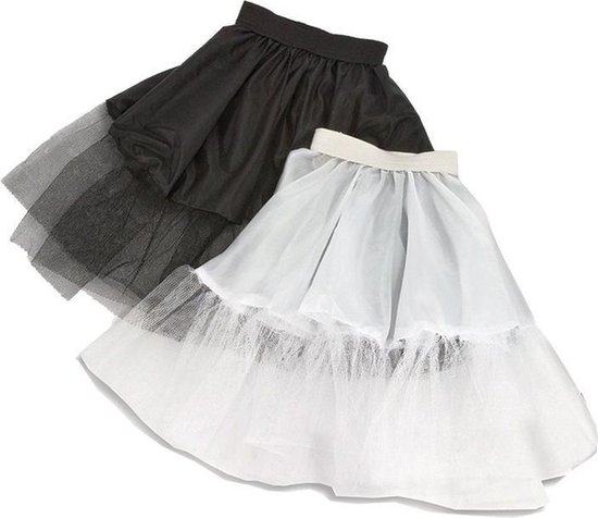 Witte kinder petticoat met | bol.com