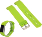 Appel Groen - Siliconen Armband voor Fitbit Charge 2 - Maat S