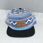 Blauwe Super Crew Snapback - Pet - Cap