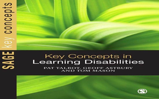 SAGE Key Concepts series - Key Concepts in Learning Disabili ... - cover