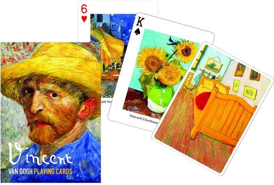 Afbeelding van het spel Vincent Van Gogh Speelkaarten - Single Deck