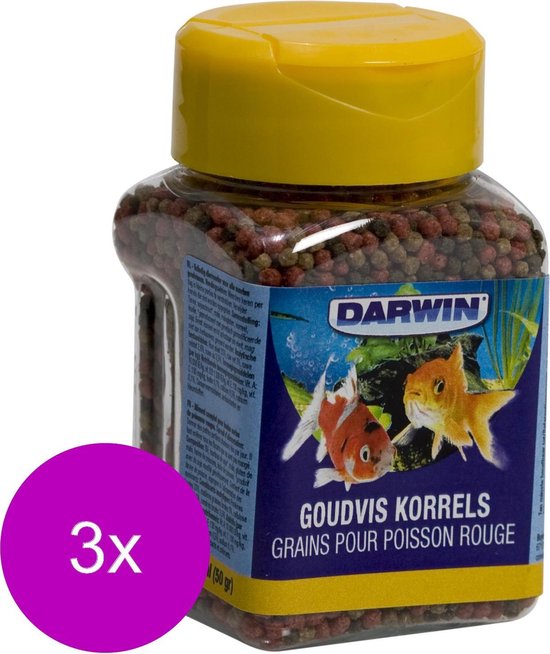 Darwin Goudvis Korrels - Vissenvoer - 3 x 100 ml