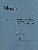 "Wunderkind"-Sonaten II für Klavier und Violine (mit Violoncello) KV 10-15