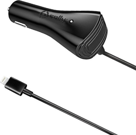 feedback Sleutel kleermaker Celly Autolader 2.1A met Lightning kabel voor Apple iPhone 6 / 6S | bol.com