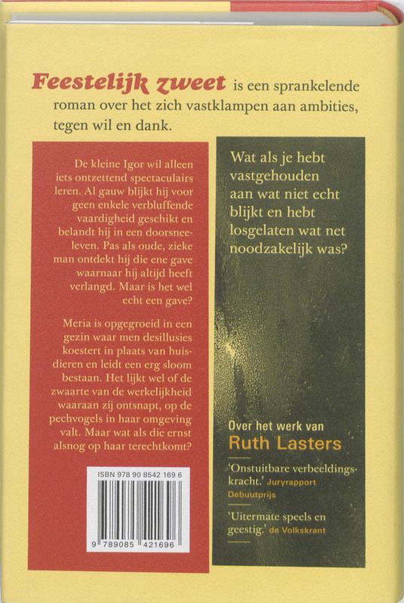 Feestelijk Zweet - back cover