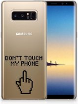 Samsung Galaxy Note 8 Uniek TPU Hoesje Finger DTMP