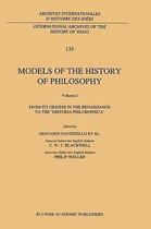 Models of the History of Philosophy