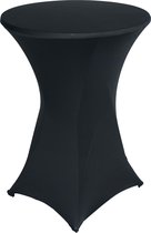 Perel Statafel - inklapbaar - inclusief zwarte statafelrok - Ø8x110 cm