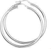 Robimex Collection oorringen 45mm – Zilver