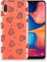 GSM Hoesje Geschikt voor Samsung Galaxy A20e Design Hearts
