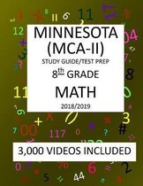 8th Grade MINNESOTA MCA-II, 2019 MATH, Test Prep