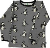Smafolk T-Shirt with Skiing Penguin 1-2 jaar