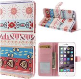 Apple iPhone 6 Plus Stand Case Hoesje Zomer Print