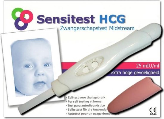 Sensitest zwangerschapstest midstream 12 stuks