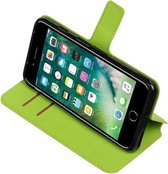 Groen Apple iPhone 7 Plus / 8 Plus TPU wallet case booktype hoesje HM Book