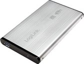 LogiLink UA0106A behuizing voor opslagstations 2.5'' Zilver Stroomvoorziening via USB