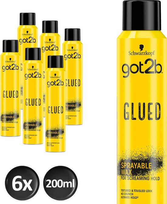 Got2b Glued Sprayable Wax x6