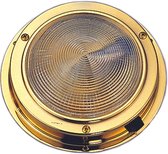 LED Plafondlamp messing met schakelaar