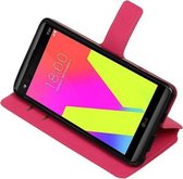 Roze LG V20 TPU wallet case booktype hoesje HM Book