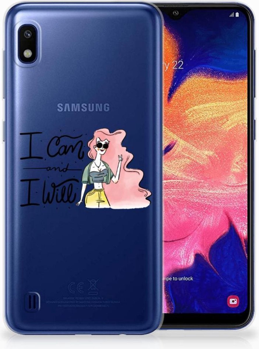 Samsung Galaxy A10 Telefoonhoesje met Naam i Can