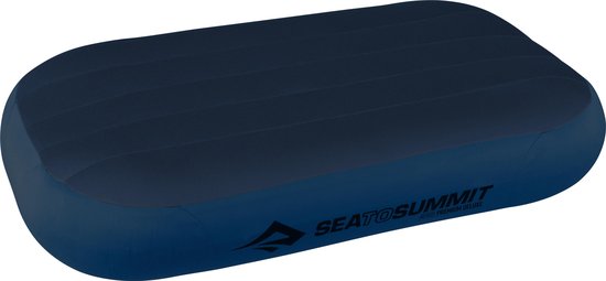 Sea to Summit Aeros Premium Deluxe - Opblaasbaar Hoofdkussen - Navy Blue