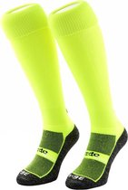 WeirdoSox Fluor geel sportkousen, funkousen, hockeykousen, voetbalsokken. .