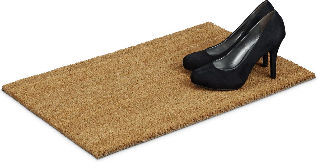 relaxdays deurmat kokos, kokosmat, Schoonloopmat, kokosvezel