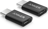 Anker USB-C naar Micro USB Adapter/Converter | 2 in 1 pack