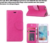 Xssive Hoesje voor Samsung Galaxy S4 i9500 i9505 i9515 Boek Hoesje Book Case Pink