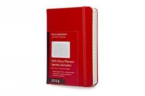 Cover van het boek 'Moleskine 2014 Planner 12 Month Daily Red Hard Cover Pocket'
