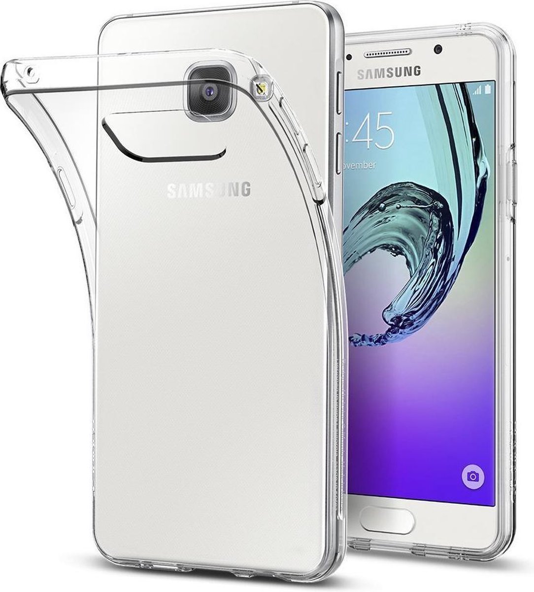 Hoesje geschikt voor Samsung Galaxy A3 (2017) - Soft TPU Case Transparant (Silicone Hoesje)