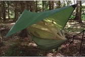 Highlander - Nomad trekking hangmat met tarp en mosquitonet - olive groen