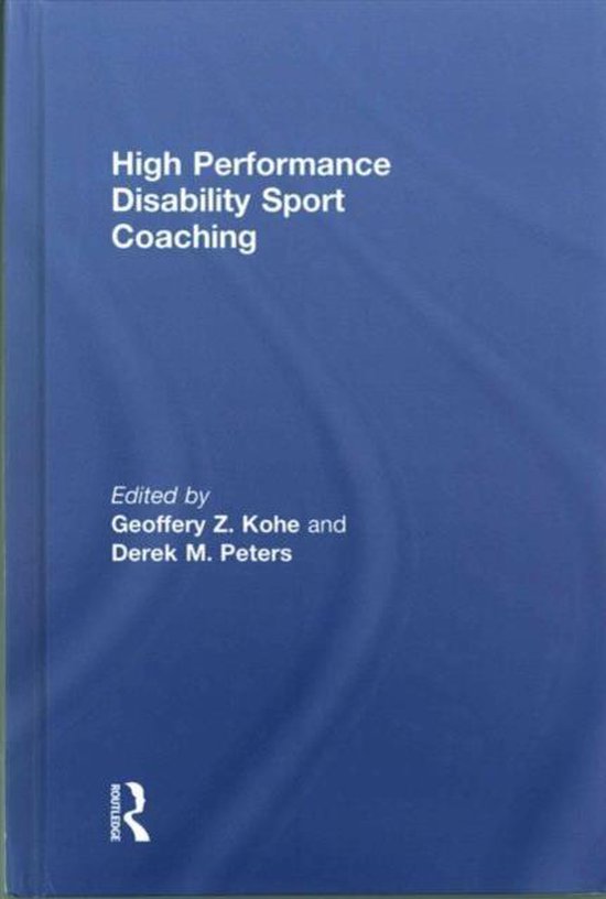 High Performance Disability Sport Coaching - cover
