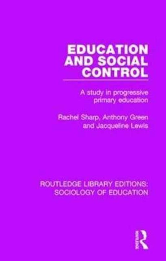 Routledge Library Editions: Sociology of Education- Educatio ... - cover