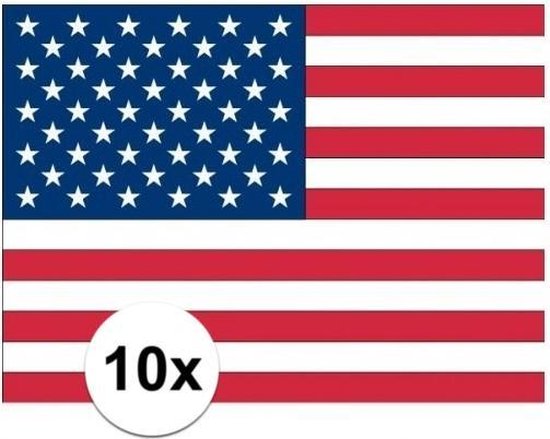 vlag stickers stuks - USA stickertjes | bol.com