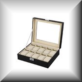 Luxueuze horlogedoos voor 10 horloges
